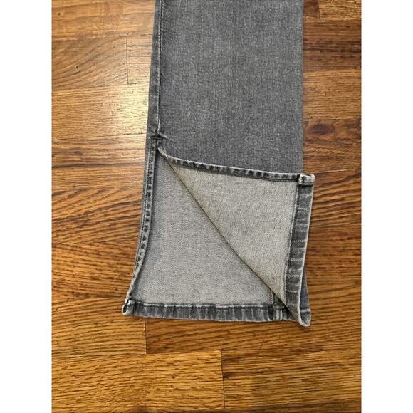 Zara Jeans Womens Grey Size 6 Split Hems Bottom Stretch - Picture 11 of 11